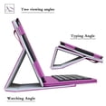 thumbnail image 2 of Labanema 8.0" LG G Pad X II 8.0 PLUS V530 Bluetooth Keyboard Case, PU Leather Folio Stand Protective Case, Cover for 8.0" LG G Pad X II 8.0 PLUS V530 (Purple), 2 of 6