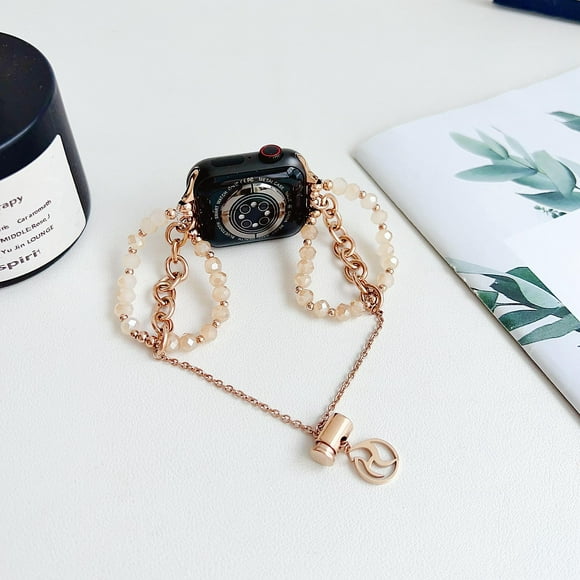 T Gift Of compatible Apple Watch Series 9 8 41mm / 6 5 4 SE (2023) SE (2022) SE 40mm / 3 2 1 38mm Band Beaded Watch Bracelet