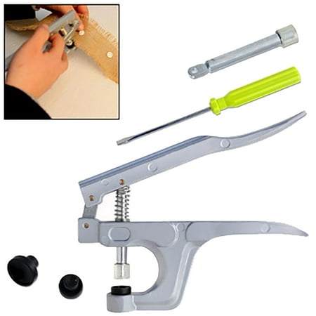 

ãJCXAGRã Hand Pressure Clamp T3/T5/T8 Resin Snap Button Press Plier Tool Dies Kit
