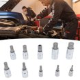 thumbnail image 1 of Screwdriver Socket Set, 1/4inch 10pcs High Strength Wear  Screwdriver Bit Set  For Motorcycle Repairs, 1 of 8