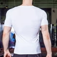 thumbnail image 5 of Lmnyox Men's Gym Workout T Shirt Lightweight Short Sleeve Athletic Training Shirts Slim Quick Dry Sport Tops, 5 of 6