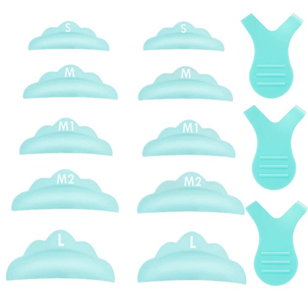 Almohadillas para levantar pestañas Liber Beauty DIY, varillas permanentes para pestañas, 10 unidades