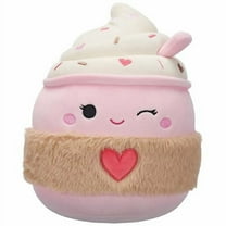 SQUISMALLOW Squishmallows Original 5 Inch Jenny the Winking MINI Light Pink Latte Officially Licensed Jazwares Plush Collectible Soft & Squishy Stuffed Animal Toy Gift for Kids, Girls & Boys