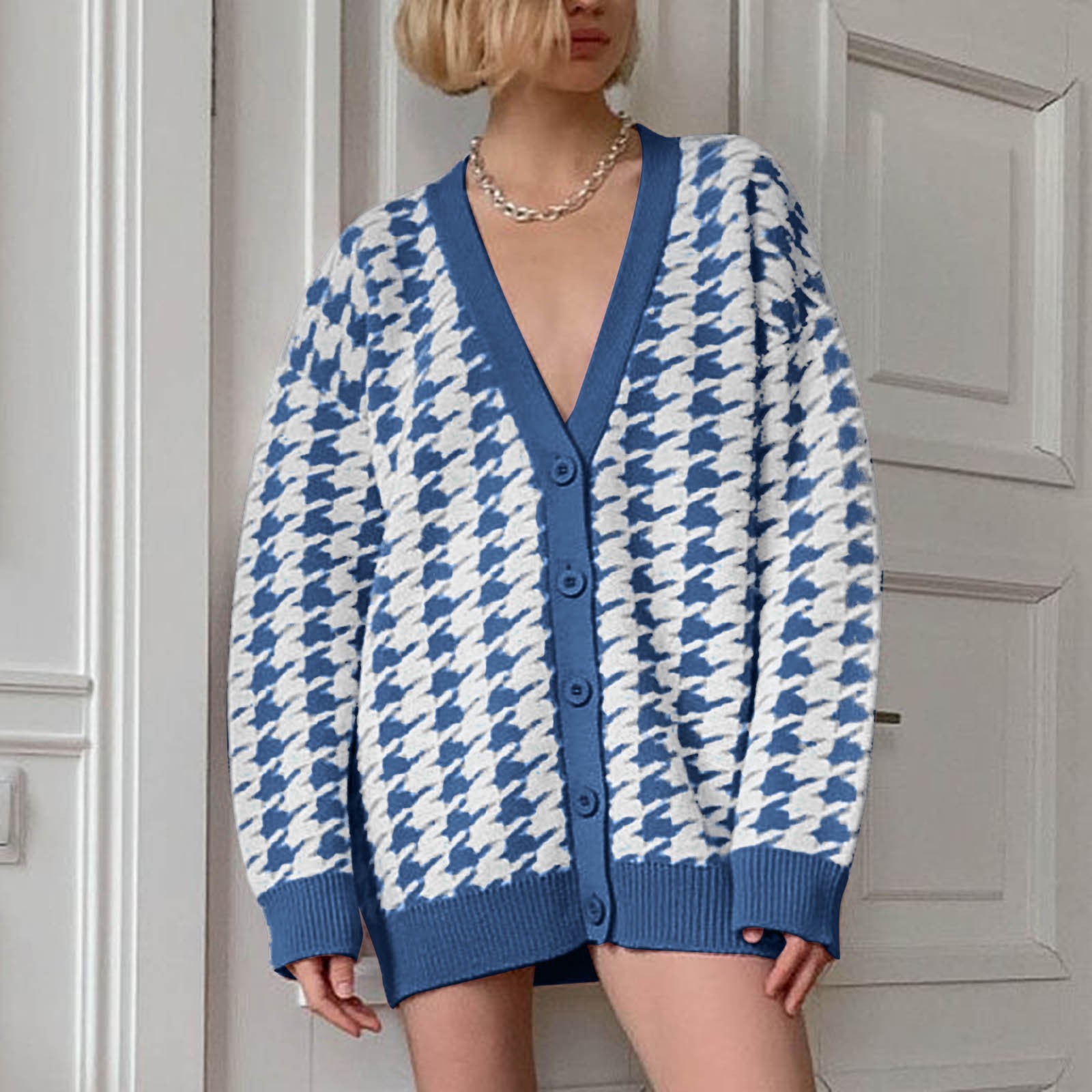 Aayomet Long Cardigan Sweaters For Women Women's Knit-Cardigan Open Front  Cardigan Sweater Casual Long Sleeve Mesh Crochet Coat,Hot Pink S-XXL 