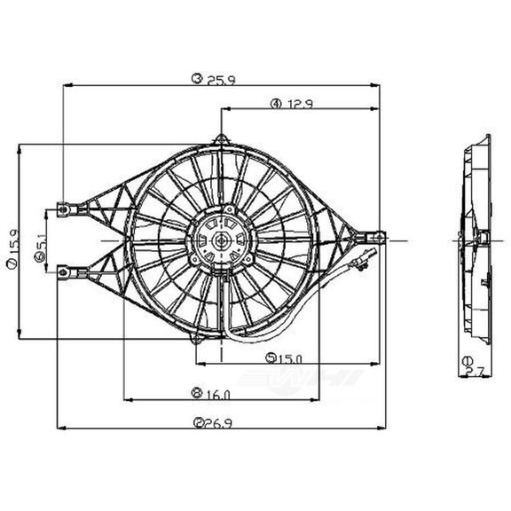 Engine Cooling Fan Assembly