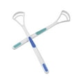 thumbnail image 6 of Tongue Scraper Cleaner Brush Set | Tongue Cleaning Tool with Rubber Grip | Removes Bad Breath & Plaque | Wide Soft Edge | Fresh Oral Hygiene | 2 Pack | 18cm | Blue Green | Plastic, 6 of 8