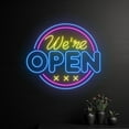thumbnail image 2 of Handmadetneonsign We Are Open Led Sign, We Are Open Neon Sign, Open Led Light, Custom, 2 of 5