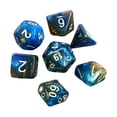 thumbnail image 2 of TISHITA Jeu de dés Divination Astrologique 7 Pcs pour Réunions de Famille Bar 4Cblue 4Cblue et Or, 2 of 7