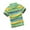 Light Green, variant on WOYY Little Boys Short Sleeve Striped Polo Shirt Summer Undershirt Kids T-Shirt,Black