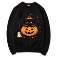 thumbnail image 3 of MVRLSH Women's Halloween Graphic Print Long Sleeve Pullover Sweater Size - XXXL, 3 of 6