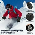 thumbnail image 5 of Atercel Waterproof Winter Ski Gloves,Warm 3M Thinsulate Gloves,Touchscreen,Ideal for Men and Women(Black,M), 5 of 8