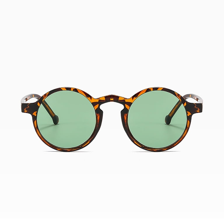 Brown Retro Oval Sunglasses for Women Polarized Sunglasses  display picture 2