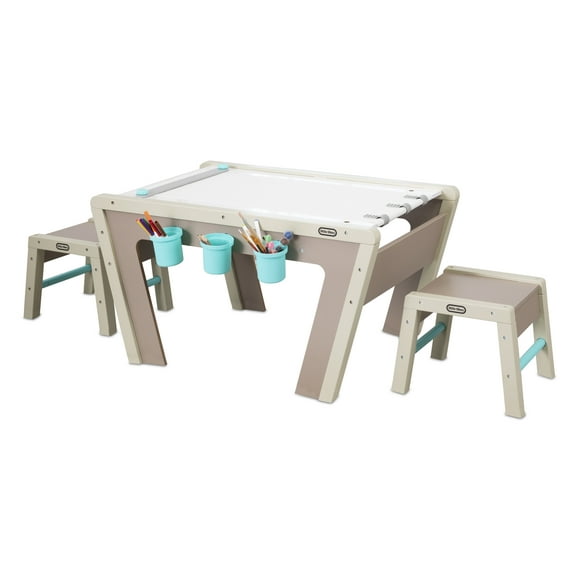 Little Tikes 2-in-1 Easel and Table, Children, Kids Activity Art Studio, Boys, Girls Ages 3-8