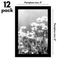 thumbnail image 5 of Americanflat 8x12 Picture Frame with Polished Plexiglass 12 Pack Signature Collection Frames Photo - Black, 5 of 8