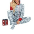 thumbnail image 2 of Afdoent Womens Pajamas Sets Women's Covered Feet Hooded Pajamas Suit Soft Warm Sleepwear Pajamas Jumpsuit Comfortable Pant Suit Sleepwear Holiday, 2 of 8