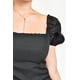 thumbnail image 4 of Blusa smock de escote cuadrado Roman Fashion/Juvenil, 6955 (Negro) negro CH, 4 of 5