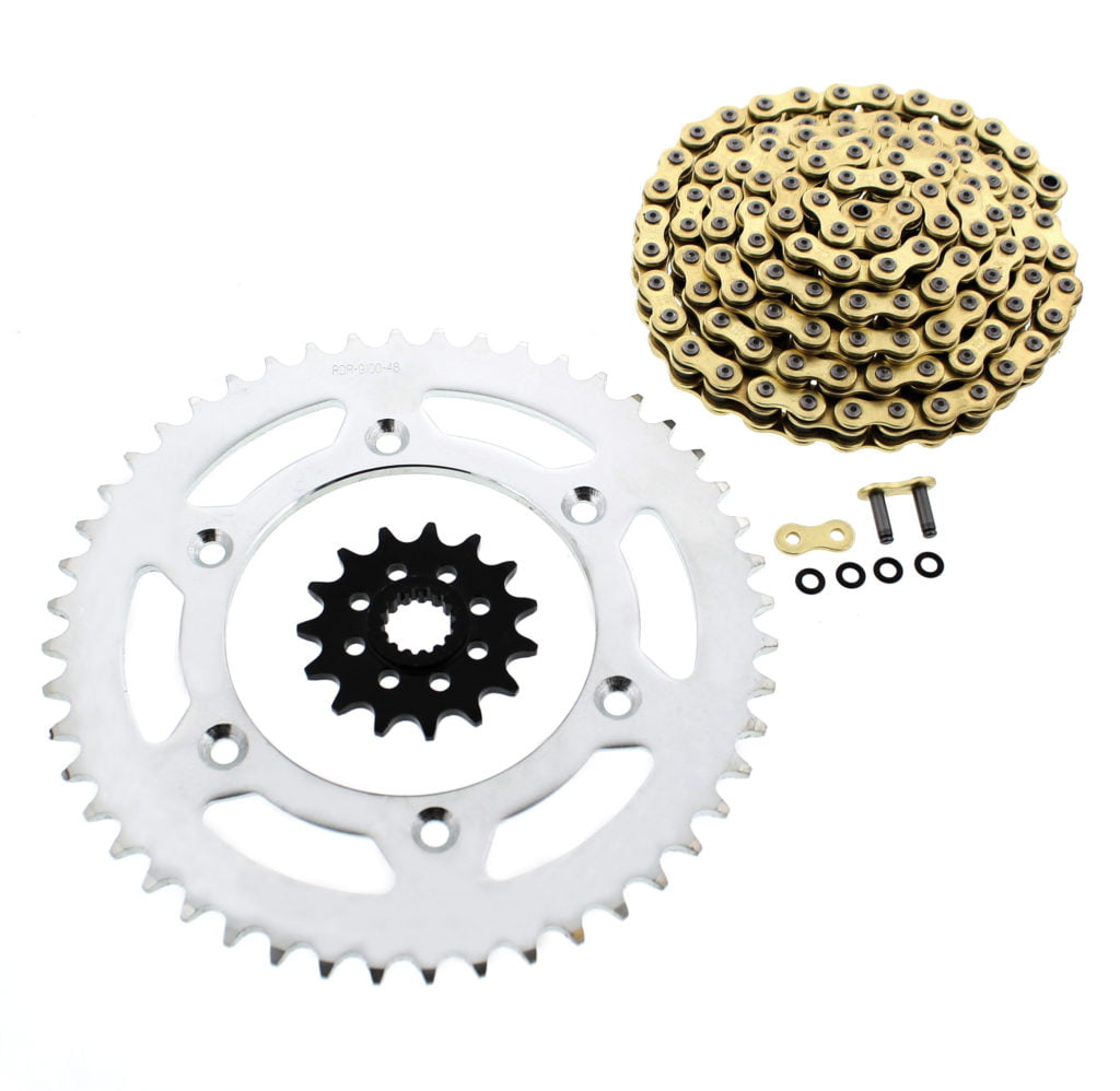 2008-2013 KTM 530 EXC-R 530 CZ ORHG Gold X Ring Chain and Sprocket 15/48 120L