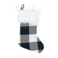 thumbnail image 1 of Christmas Tree Ornaments Small Gingham Plush Stocking Sock Gift Bags Pendant ws, 1 of 5