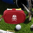 thumbnail image 4 of Golf Ball Tees Waist Pouch Holder Belt Sport Bag Container Zipper - Red, 4 of 8
