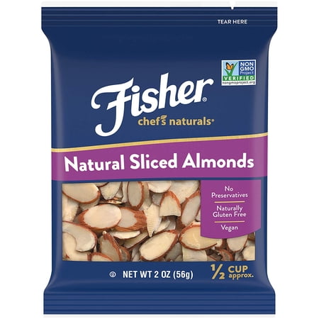 FISHER, NATURAL SLICED ALMONDS