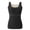 Black, variant on Camisole Tops for Women V Neck Built In Bra Cups Support Bodysuit Camisole
