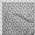 thumbnail image 4 of oneOone Rayon White Fabric Floral Craft Projects Decor Fabric Printed By The Yard 56 Inch Wide, 4 of 4