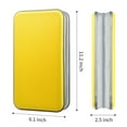 thumbnail image 5 of 96 Capacity CD Case,Yellow Hard Plastic CD/DVD Holder Portable Wallet, 5 of 8