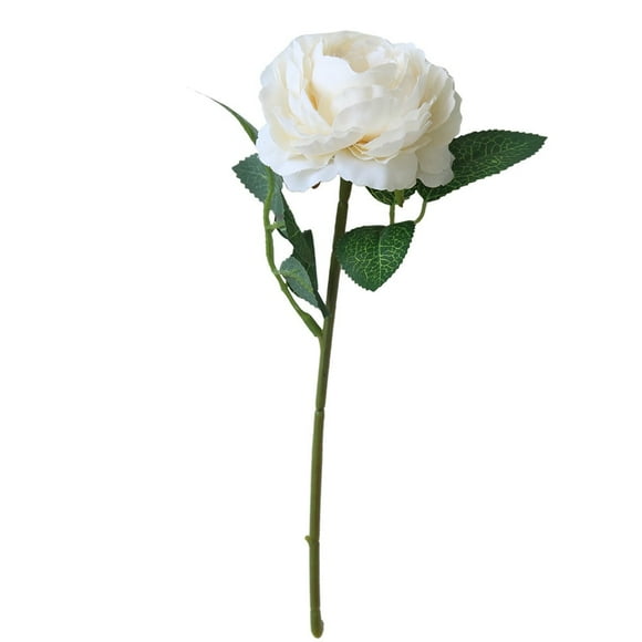 Bulk Flowers Clearance, Western Rose Artificial Flower Bouquet Mw51005 White Fake Flowers White