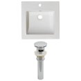 thumbnail image 1 of American Imaginations 35.5-in. W 1 Hole Ceramic Top Set In White Color AI-15541, 1 of 1