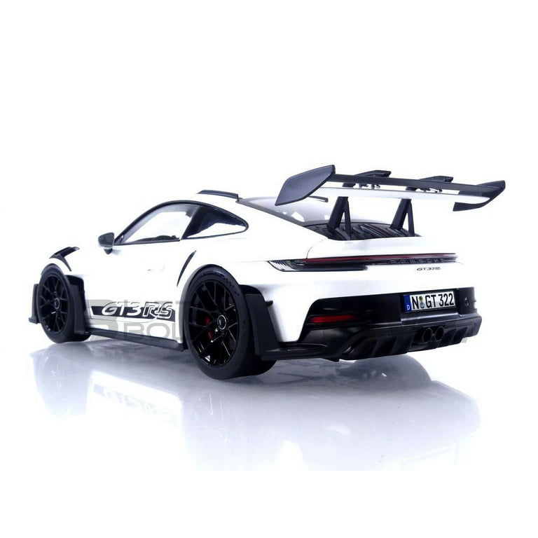 Norev Porsche 911 992 GT3 RS White w/ Black Wheels 1:18 Norev Porsche 911 992 GT3 RS White w/ Black Wheels 1:18