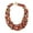 Multicolor, variant on Cluster Color of the Night Black MultiStone Statement Collar Necklace
