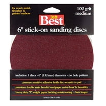 Do it Best 6 In. 100 Grit Stick-On Sanding Disc (3-Pack) 301620GA