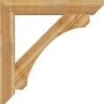 thumbnail image 3 of Ekena Millwork 6"W x 44"D x 44"H Legacy Slat Rough Sawn Bracket, Western Red Cedar, 3 of 4