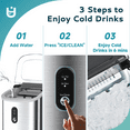 thumbnail image 7 of EUHOMY Countertop Ice Maker 26 lbs/Day Portable Self-Cleaning, 9 Bullet Ice in 6 Min, Silver, 7 of 7