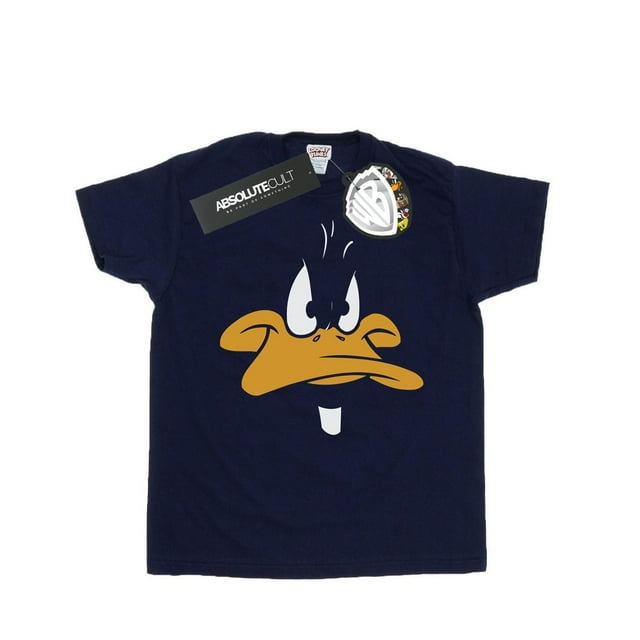 Looney Tunes Garçons Daffy Canard Grand Visage T-Shirt