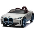 thumbnail image 1 of KidsVip 12V Complete Edition Licensed BMW I4 4x4 Ride-On Car for Kids and Toddlers, 1 of 5