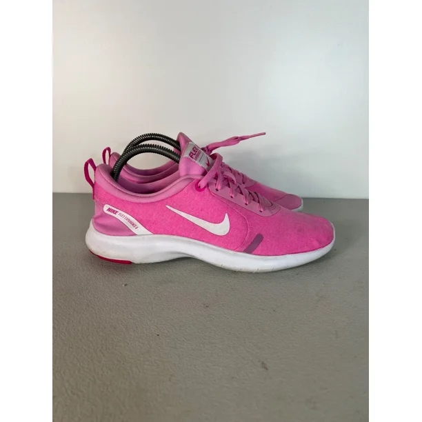 Ni - ke Ni - ke Womens Flex Experience RN 8 AJ5908-601 Pink Running Shoes Women US 8.5 UK 6