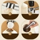 thumbnail image 5 of Carrito auxiliar de cocina con ruedas, base de madera, diseño de 2 niveles, plegable, portátil, ideal para dormitorios, gran capacidad, construcción duradera, fácil montaje, también apto, 5 of 7