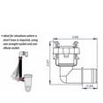 thumbnail image 2 of Flow-Rite Boat Livewell Hose Connector Fitting | 16 Inch Qwik-Lok 90 Degree, 2 of 2