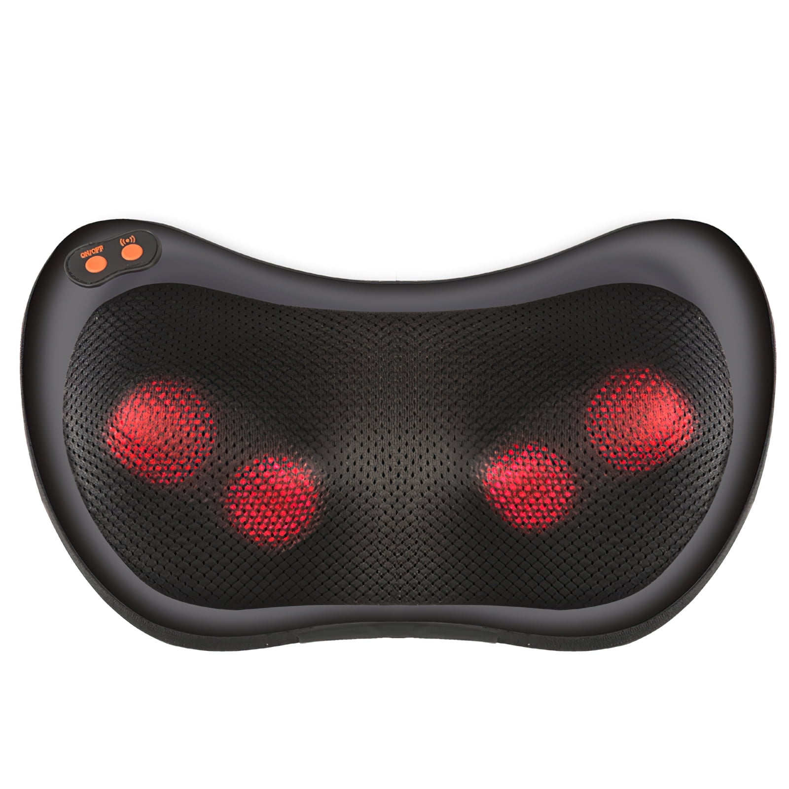 Ikristin Neck Massager, Shiatsu Massager Pillow with Heat, Electric Back Massager for Shoulder, Back, Leg, Deep Tissue Kneading Massage to Relax Muscles, Massage Pillow Gift for Women/Men