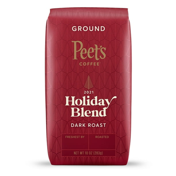 Peet's Coffee Holiday Blend Dark Roast, Ground Coffee, 10 oz Bag