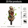 thumbnail image 5 of sruoe Garden Statues for Outside, Decoration Ground Insert, Fairy Flower Pot Decor, Flat Acrylic Patio Decor, Bohemian Garden Statue, Outdoor Lawn Ornament for Home and Yard, 5 of 6