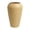 Khaki, variant on 10 Inch Plastic Flower Vase, Ceramic-Look Decorative Vase for Flowers, Small and Cute for Home Living Room Dining Wedding Bouquet Decor, Black