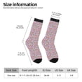 thumbnail image 2 of Daiia love heart Print Crew Socks – Soft Breathable Long Socks for Men & Women, Moisture-Wicking & Comfortable Daily Wear Socks, One-Size Fits Most (US 5-11), 2 of 6