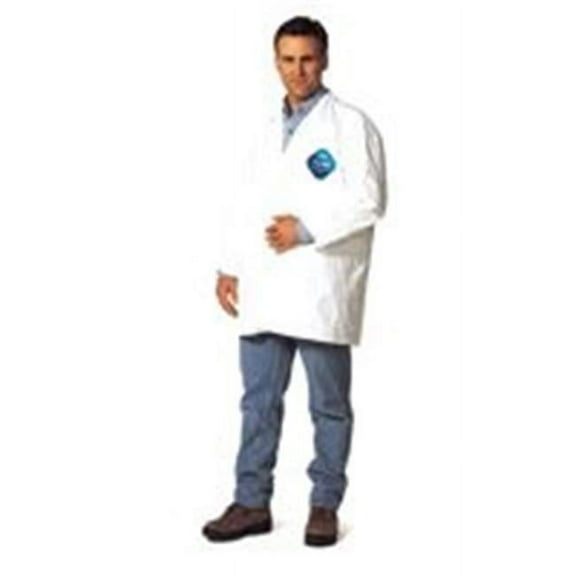 TYVEK® 400, LAB COAT, SNAP FRONT (5), ELASTIC WRIST