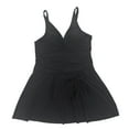 thumbnail image 2 of Swim Dress for Women Plus Size Swimsuit One Piece Shapewear Bathing Suits Wrap Tie Knot Modest Criss Cross Swim Suits L-5XL, 2 of 9