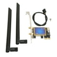 thumbnail image 4 of PCIE WIFI Card,  4.0 2.4Ghz 5Ghz Dual Band WiFi  Adapter 1200Mbps Speed PCB PCIEx1 WIFI Card For PC, 4 of 8