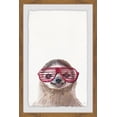 thumbnail image 2 of Hippie Sloth Framed Painting Print, 2 of 6