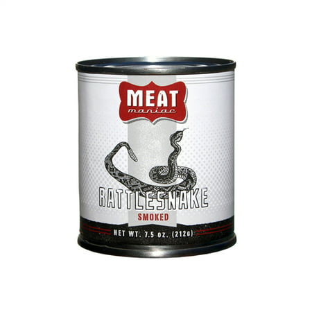 Meat Maniac Smoked Rattlesnake Gourmet Canned Wild Game (Best Meat For Bbq)