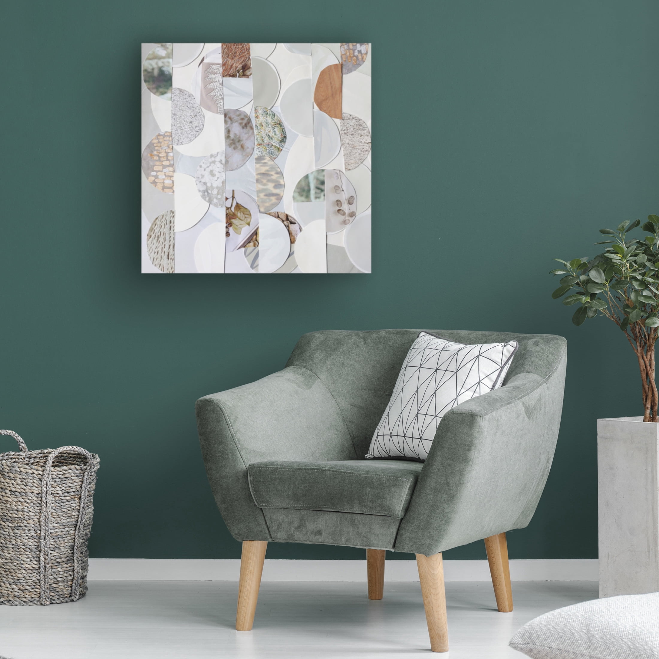 Canvas Wall Art - Coco Good 'Bali Batik II' Wall Art for Living Room, Bedroom, or Office Décor by Trademark Fine Art - 24 x 24 Inches